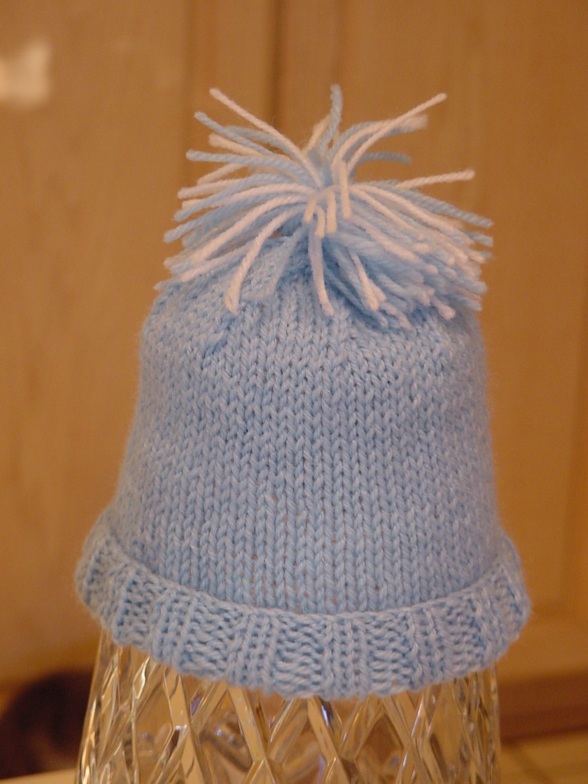 Blue Baby Stocking Cap - December 2007